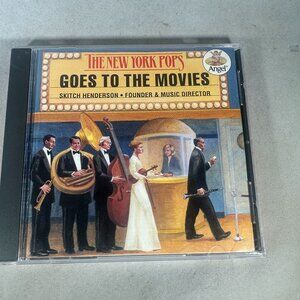 The New York Pops: Goes To The Movies CD 1992 Angel Skitch Henderson